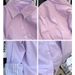 Women's Purple Striped Polo Collar Shirt Loose Fitting Casual Long Sleeved Top Unique Design Spring Style_ecoleips.com