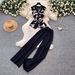 Women's Clothing Style Women's Two Piece Set V Neck Vest And Wide Leg Pants Slim Fit Elegant Look Commuter Style Summer Fashion_ecoleips.com