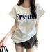New Super Hot And Thin Shoulder Sweet And Cool Short-sleeved T-shirt Loose Women's Summer Top_ecoleips.com