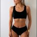Aria Basics Cross-border European And American Ins-style Two-piece Swimsuit Women, Tank Top High-waisted Sports Bikini Set, Solid_ecoleips.com