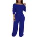 Women's Clothing New Fashion Elegant Large Size Wide Leg Jumpsuit_ecoleips.com