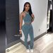 Women’s Clothing New Distressed Two Piece Vest Trousers Suit For Women_ecoleips.com