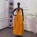 Elegant Women's Halter Neck Maxi Dress Spring 2026 Flowy A-Line Silhouette with Waist Tie Slimming Fit Casual Dress_ecoleips.com