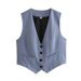 Aria Basics Aria Basics Cross-border Foreign Trade 2025 Summer New Women's Clothing European And American Style Loose Button Decorated_ecoleips.com