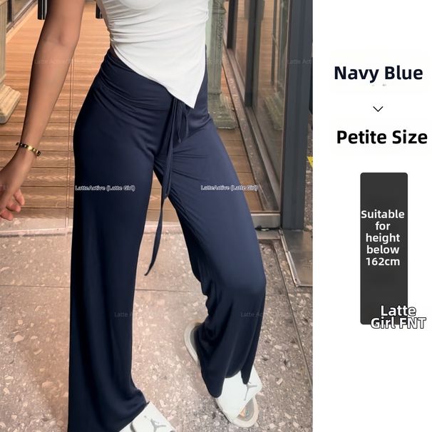Women's Clothing Latte Girl Women's Yoga Pants Summer Thin Flowing Relaxed Fit Slimming Wide Leg Sports Fitness Training Pants_ecoleips.com