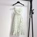 Women's Clothing New Stylish Professional Women's Skirt Suit Spring Fashion Chic Floral Suspender Skirt Suit Two Piece Suit Export_ecoleips.com