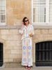 Women's Clothing Fashionable Printed Linen Casual Versatile Shirts Cardigans Trousers Set For Women European And American Style_ecoleips.com