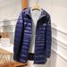 Women's Lightweight Down Jacket With Hood, Slim Fit Long Coat, Ultra-Thin Warm Winter Outerwear For Plus Size (M-7XL, Multiple Colors)_ecoleips.com