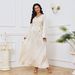 Women's Clothing Women's Muslim Robe New Beaded Temperament Slim Dress_ecoleips.com