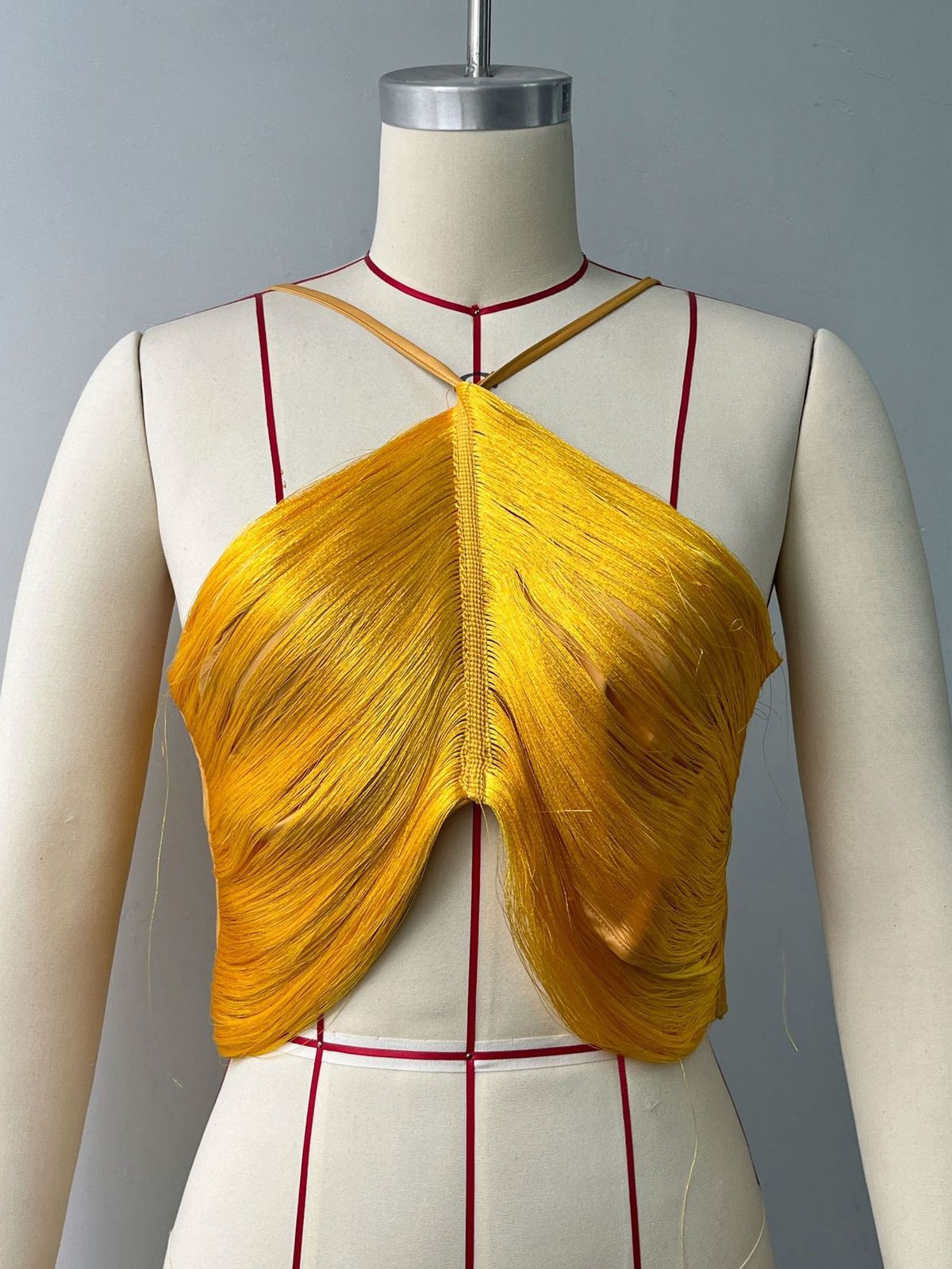 K Sexy Off Shoulder Camisole Tank Top With Irregular Tassel And Neck Hanging Top_ecoleips.com