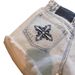 Distressed Washed Embroidered Raw Edge Denim Shorts For Women, Summer 2025 New High-Waisted Straight-Leg Sweet Cool Girl_ecoleips.com