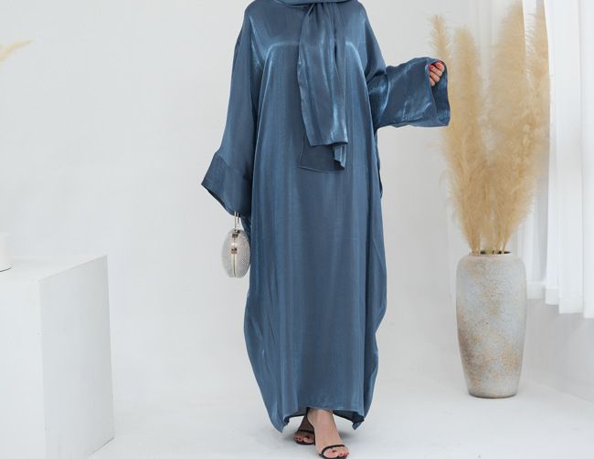 Elegant Bubble Sleeve Blouse With Flowy High-Waist Maxi Dress – Stylish & Versatile For Work & Casual_ecoleips.com