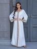 New Muslim Abaya For Women, European And American Style Cross-Border E-Commerce Fashion, Latest Design Long Robe_ecoleips.com