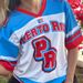 White 3D Printed Short Sleeve Top Trendy Streetwear Football Fan Style for Women Breathable Polyester S to L_ecoleips.com