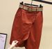 High Waist Wide Leg Skort for Women Elastic Waistband Summer A-Line Flowy Korean Style Casual Skirt-Pants_ecoleips.com