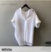 Women's Clothing Chiffon Spot Bat Short Sleeve Shirt For Women Retro Loose Fit Summer Thin Top Good Quality_ecoleips.com
