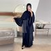 MQ102 Arabian Dubai Clothing Modest Muslim Fashion Solid Color Long Robe Abaya Outerwear Cardigan_ecoleips.com
