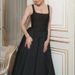 Black Sleeveless Sexy Evening Gown Fashionable Elegant Women's Dress For Spring/Summer_ecoleips.com