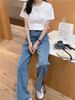 Solid Women Short Sleeve T Shirt Cotton O Neck Loose Black White Basic Thin Tops Fashion Harajuku Casual Outer Wear T-Shirts_ecoleips.com