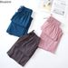 Spring Summer Lounge Wear Home Pant New Modal Cotton Sleepwear Pajama Pants Women Nightwear Plus Size Loose Pijama Cropped Pants_ecoleips.com