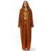 Fashion Long Clothing Slim Fit Muslim Robe Gold Foil Simple Dubai Women's Dress_ecoleips.com