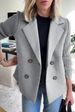 Women's Clothing Fashion Temperament Fashionable Wool-Blend Peacoat With Elegant Patchwork Design For Women - Versatile Office & Casual Outerwear_ecoleips.com