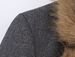 Faux Fur-Trimmed Blazer Jacket For Women – Trendy Streetwear Coat With Tailored Fit (XS/S/M/L, Grey)_ecoleips.com