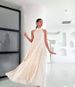 Spring/Summer Women's Elegant Pleated Full Skirt Pullover Button Loose Dress European American Style Best Selling_ecoleips.com