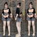 Women's Clothing Women's Summer Bear Print Two Piece Set Casual Fashion T-Shirt And Shorts Sports Wear Trendy Outfit For Plus Size_ecoleips.com