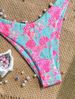 Women's Printed Two-Piece Bikini Set Low-Back Swimsuit for Beach Pool Vacations Stylish Swimwear_ecoleips.com