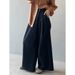 Yanshuang Design Asymmetric Slanted Placket Wide-Leg For Women Autumn Casual High-Waisted Straight Long Pants 9781_ecoleips.com