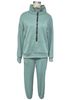 Women's Fleece Tracksuit Set - Casual Winter Sportswear Outfit (Lounge Jogger & Hoodie)_ecoleips.com
