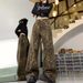 American Retro Leopard Print Jeans For Women Men, Summer Trendy Niche Wide-leg Pants, Loose Drapey, Casual And Slimming_ecoleips.com