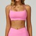 Women's High-End Feel Sports Bra Cross-Back Design Summer Yoga Vest Running Gym Top_ecoleips.com