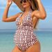 "Elegant Maternity One-Piece Swimsuit – Sexy V-Neck & Backless Halter Design, Comfortable & Stylish Swimwear For Expecting Moms"_ecoleips.com