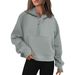 2025 Hot-Selling European And American Style Autumn Winter New Hooded Zipper Thickened Sweatshirt Top_ecoleips.com