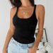 Women's Stretch Basic Tank Top – Slim Fit Sleeveless Tee For Layering (Black, Green, Gray, White, Khaki) – S To Xxl_ecoleips.com