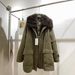 girl Autumn Winter New Tuscan Collar Trench Style Jacket Parka Commuter Casual Women's Fur Down Coat_ecoleips.com