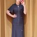 Women's Elegant Round Neck Short Sleeve Belted Lurex Knit Maxi Dress – Slim Fit Spring Gown 2026_ecoleips.com