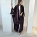 MQ154 Abaya Dubai Cardigan Robe Embroidered Headscarf Outerwear Cross-Border E-Commerce Foreign Trade Middle East_ecoleips.com
