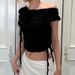 SC008 European And American Cross-border Summer New Style, Strapless, Ruffled, Tight-fitting, Navel-revealing,_ecoleips.com