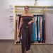 Women's Clothing Elegant Off-Shoulder Casual Jumpsuit Lace-Up Trim Commuter-Friendly Denim Jeans For Formal & Casual_ecoleips.com