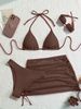 Verve 2025 New Bikini High-End Pure Desire Backless Swimsuit For Women Durable Hot Spring Swimwear_ecoleips.com