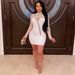 Women's Clothing sexy see-through hot diamond dress women's A-line hip skirt_ecoleips.com