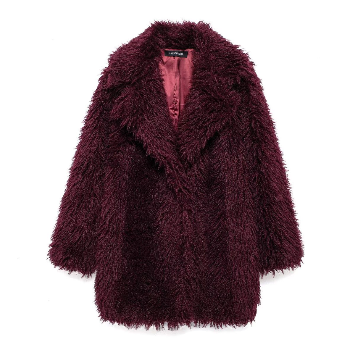 Women's Long Coat With Fur Trim Artificial Fur Effect For Autumn Winter New Style European American Fashion Cross Border E-Commerce_ecoleips.com