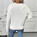 Women's Strawberry Jacquard Knit Sweater - Soft Acrylic Pullover With Loose Fit, Round Neck, Long Sleeves For Casual Comfort_ecoleips.com