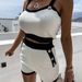 New Women's High Waist Button Splicing Sports Fitness Suit_ecoleips.com