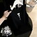 Women's Clothing Summer Knitted Camisole Faux Two Piece Zipper Sleeveless Vest Top Real Photos_ecoleips.com