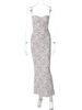 Hugcitar Floral Print Slips Backless Patchwork Mesh Slit Sexy Bodycon Maxi Prom Dress Spring Women Outfits Streetwear Festival_ecoleips.com