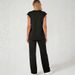 Women's Clothing Women's Solid Color Sleeveless Top And Wide Leg Pants Set Style Spring Summer Fashion Clothing_ecoleips.com
